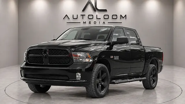 The same truck presented in an AutoLoom studio turntable environment